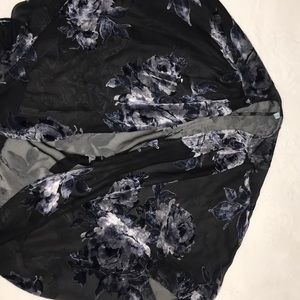 black sheer kimono!